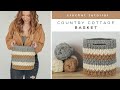 Crochet Basket Tutorial - Country Cottage Basket Crochet Pattern