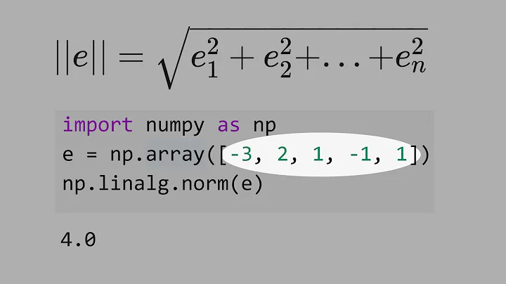 10.2) Euclidean Norm of an n-vector