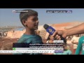 الجزيرة مباشر ترصد معاناة النازحين في أحد المخيمات في بلدة اطمة بريف ادلب 