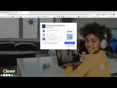 Logging into Clever