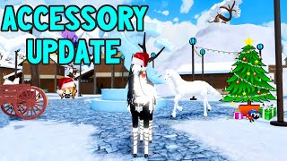 Winter Accessories Northern Lights Cart Sledding Roblox Horse World