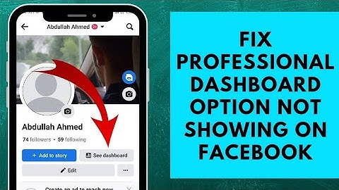 How to Fix Professional Dashboard Option Not Showing on Facebook