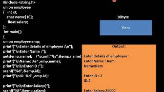union in c