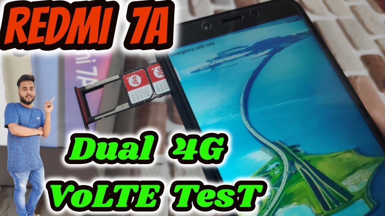 [Hindi] Redmi 7A Dual 4G VOLTE Test With 2 JIO Sim smartphone reviews