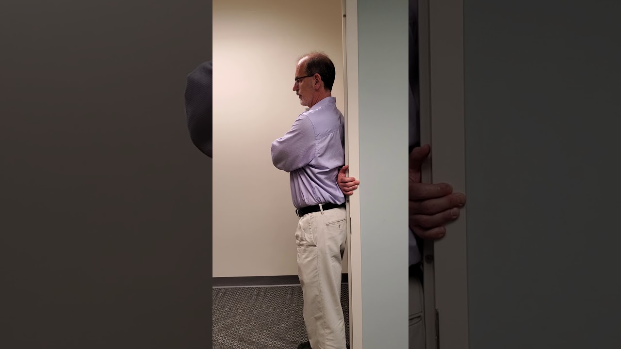 Shoulder Doorway Stretch YouTube