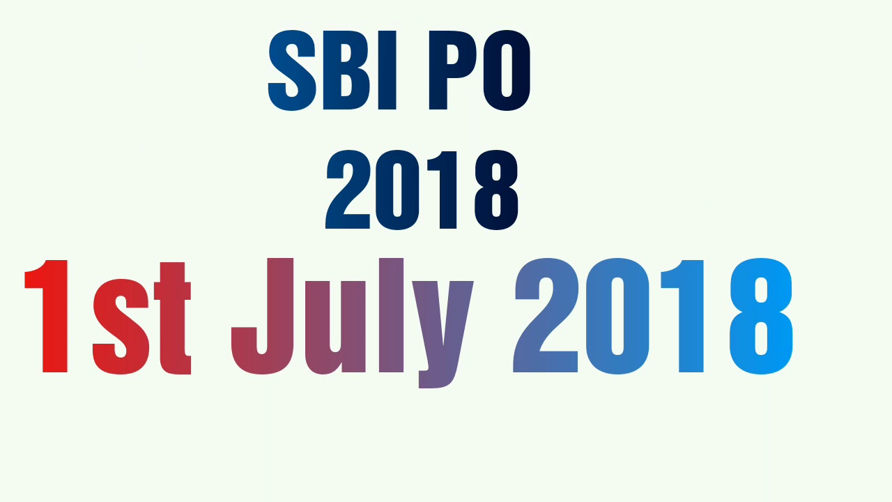 SBI PO 2018 EXPECTED CUT OFF | JULY 1 SBI PO PRELIMS | new pattern new cut off #10 TOP TEN GOVT JOB