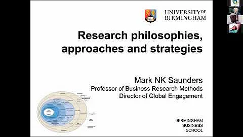 Webinar on Research Philosophies, Approaches and S...