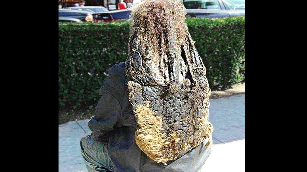 he hasn't showered in 37 years.. YouTube