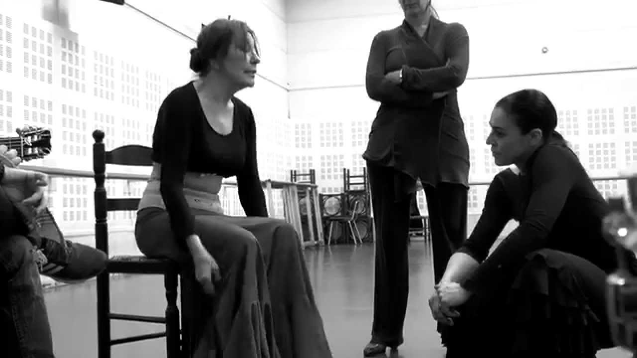 BLANCA DEL REY. Ensayos de Soleá del Mantón (Zaguán). Ballet Nacional de España