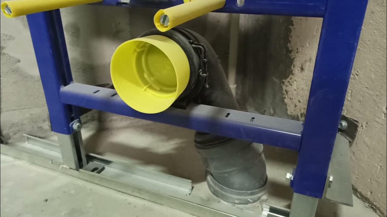 Установка инсталляции в угол - YouTube