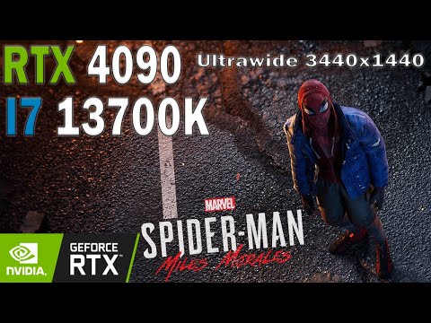 Marvel's Spider-Man: Miles Morales | RTX 4090 + I7 13700K | Max Settings + RT | Ultrawide 3440x1440