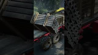 Building an bridge in SNOWRUNNER GAMEPLAY (@Primegaming6003)#snowrunner