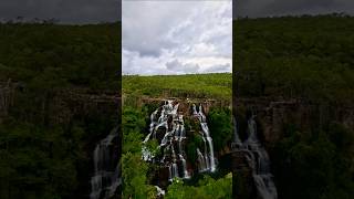 Cascading Beauty | Majestic Multi‑Tier Waterfall in Lush Green Wilderness #waterfall #darood  #4k