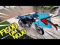 COLOQUEI A FRENTE DA 160 NA MINHA MOTO!