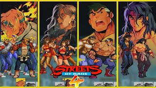Streets of Rage 4  All 'SUPER & SPECIAL Moves' ComparisoN !