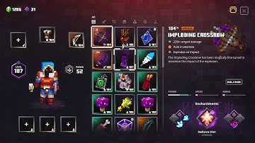 Minecraft Dungeons Unique Weapon Test 2 (Sabrewing Radiance Shot)