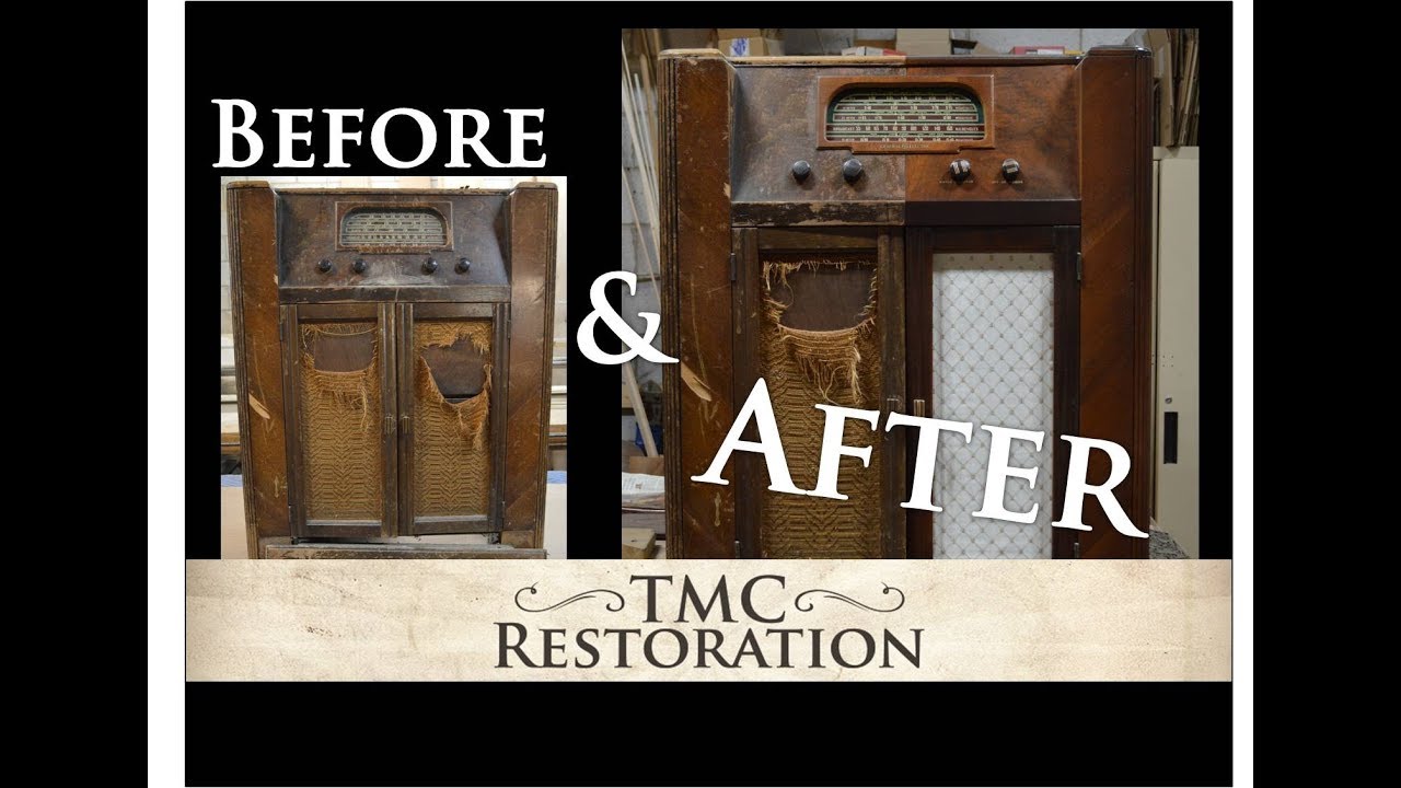 Restoring An Antique Radio Tmc Restoration Youtube