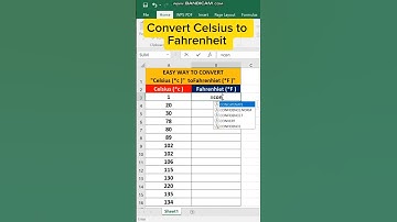 Convert Celsius to Fahrenheit In Ms Excel #excel #shorts