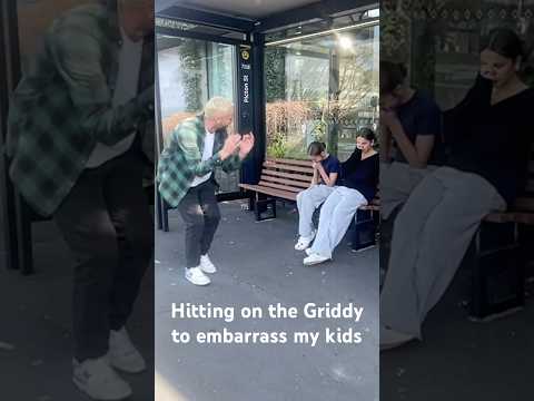 Hitting the Griddy in public to embarrass my kids!!