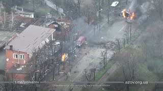 Zacięta obrona Ukraińców w Mariupolu. Rosjanie w pułapce pułku Azow screenshot 2