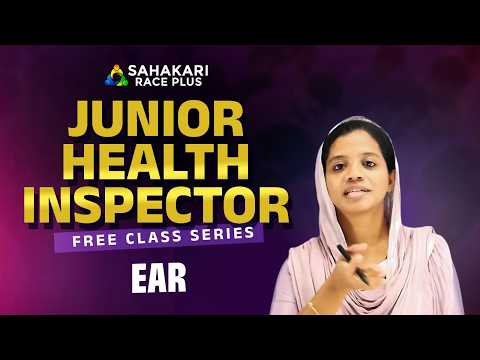 Kerala PSC Junior Health Inspector | Ear | Anatomy | JHI Free Class Series