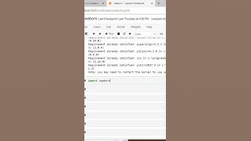 How to install seaborn in computer