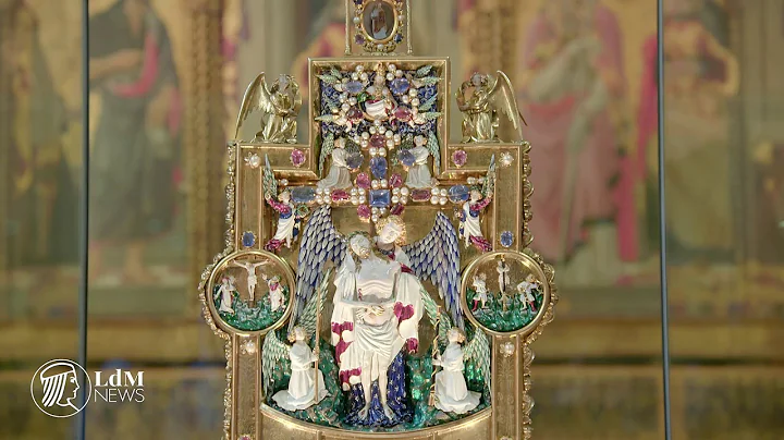 Reliquary of Montalto on display at the Bargello M...