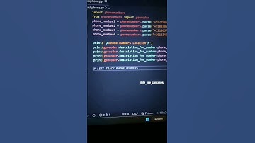 Track Phone Location Using Python/#python #trackphone #location #shorts #makeitviral #trending #new
