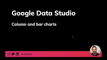 Column and bar charts in Google Data Studio