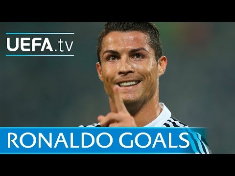 Cristiano Ronaldo's first 80 European goals