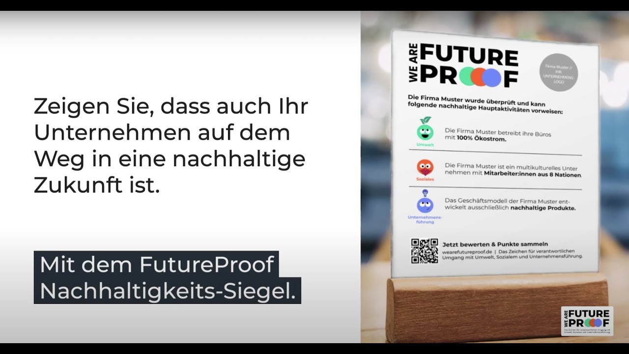 How-to: FutureProof Nachhaltigkeits-Siegel
