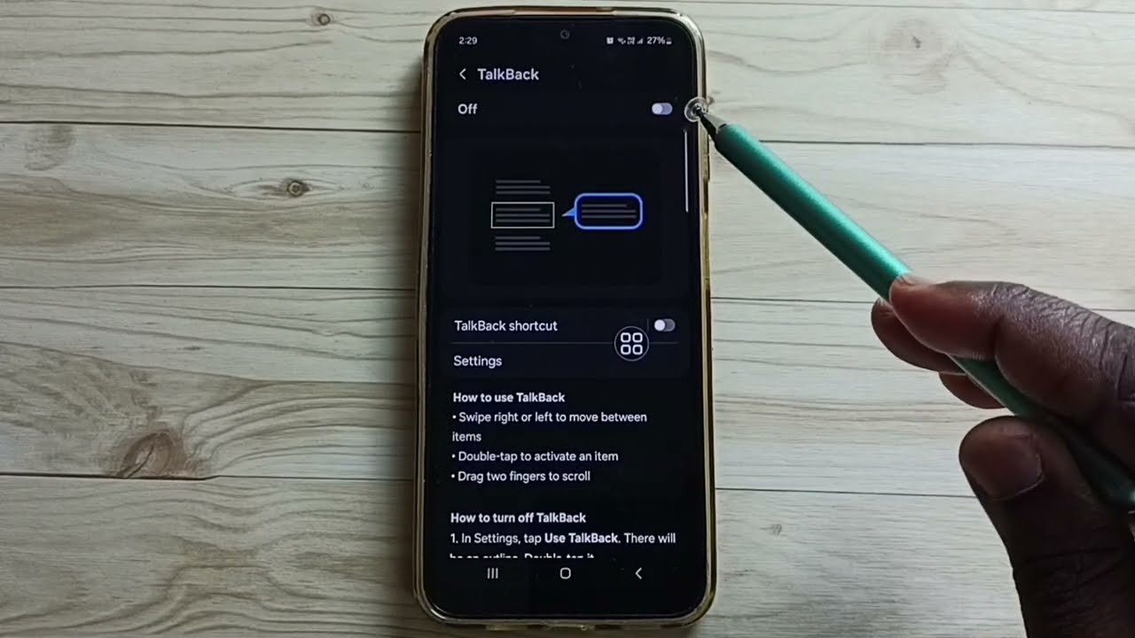 Samsung Galaxy A16 5G | How to Turn OFF TalkBack