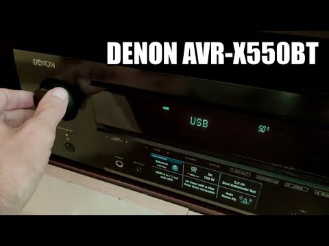 Vídeo: Receptores Denon AV: AVR-X250BT, AVR-X550BT E Outros. Manual Do Usuário