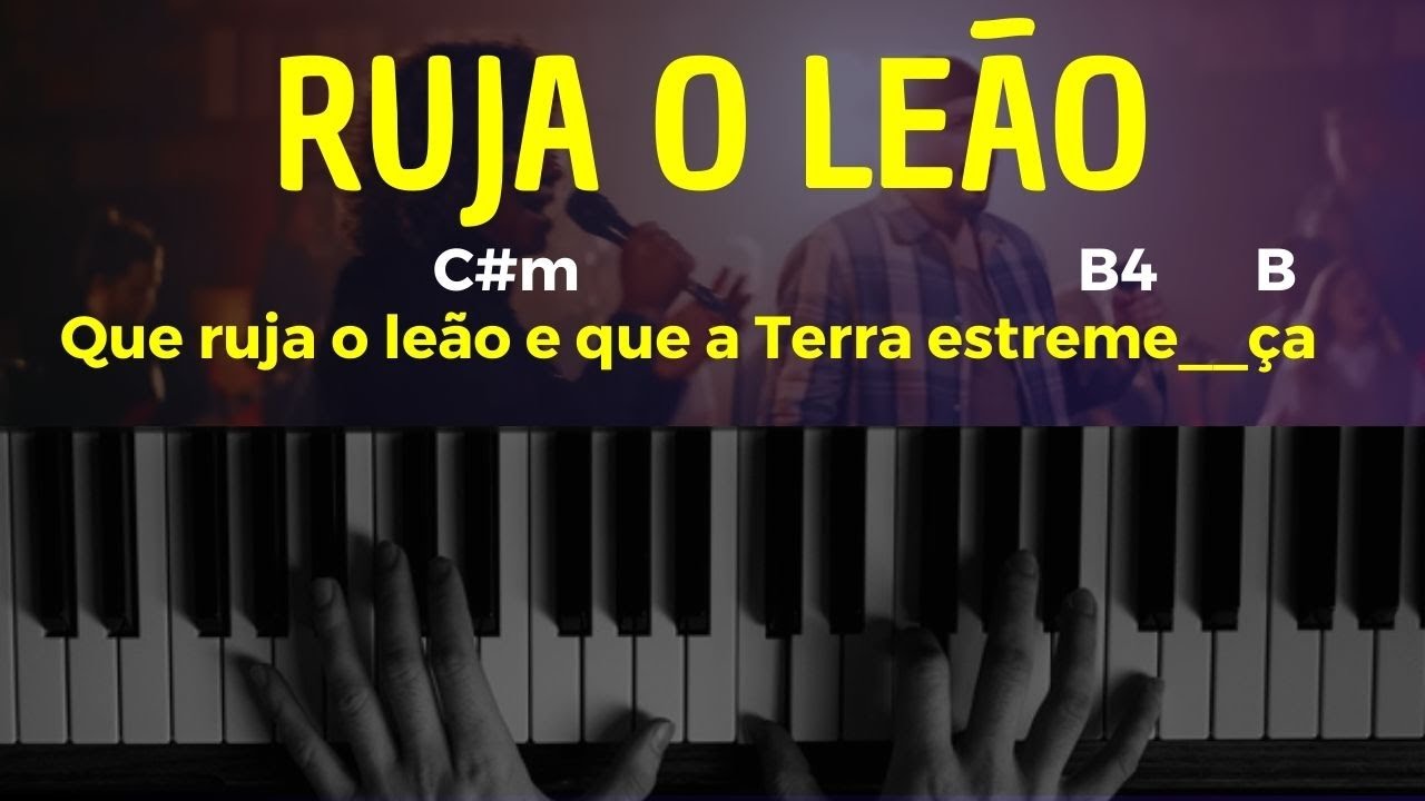Ruja o Leão - Isaías Saad e Nívea Soares - Aula de Teclado