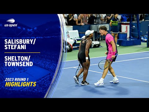 Joe Salisbury/Luisa Stefani vs. Ben Shelton/Taylor Townsend Highlights | 2023 US Open Round 1