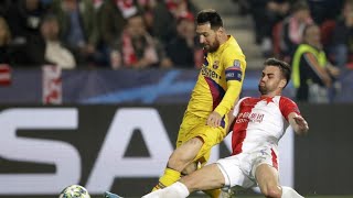 Momenty ze zápasu Slavia vs Barcelona