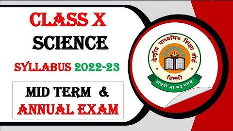 cbse class 10 Science syllabus 2022-23 ll term 1 & term 2 /mid term syllabus 2022-23 hindi a ll full