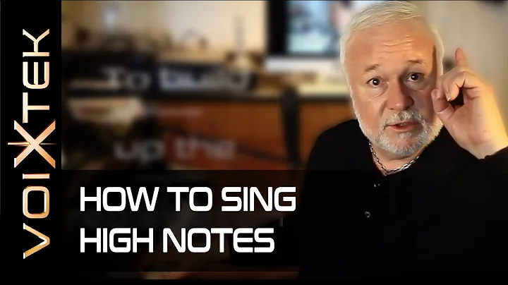 How to Sing High Notes, Vocal Tip- Voice Training by Ron Anderson (VoixTek VR Apps)