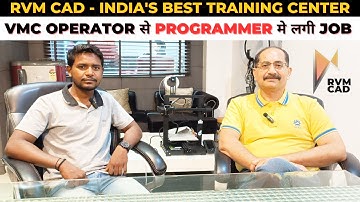 RVM CAD Student PLACED AS A VMC PROGRAMMER | Delcam Powermill Training for CNC VMC at RVM CAD