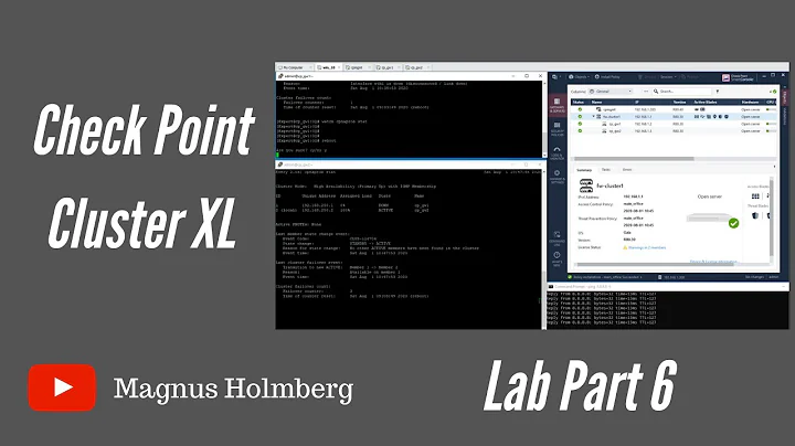 Check Point Firewall R80.40 - Training Lab 6 | Cluster XL failover and priority