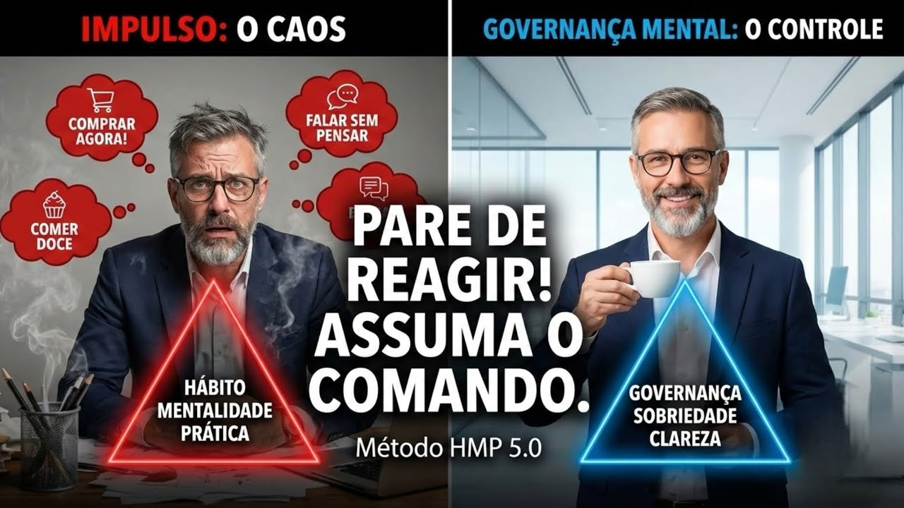 Pare de Reagir,assuma o controle da sua Vida.