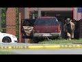 Arkansas base shooting armed man shot at little rock air force base  tomonews