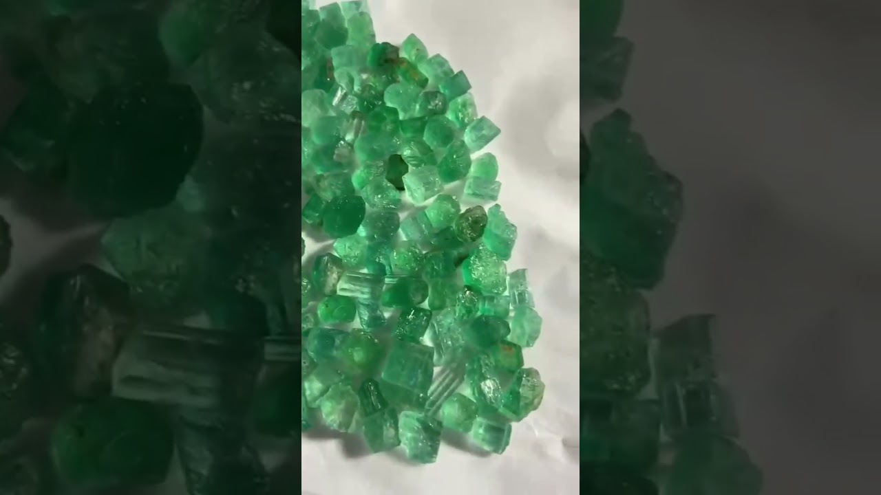 Facet Grade Emerald from Panjsher Afghanistan 