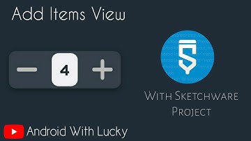 Add Item View | Sketchware | UI UX Design | Android With Lucky