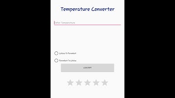 Simple Temperature Converter