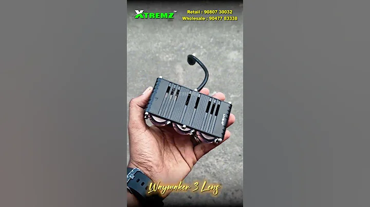 HJG Waymaker 3 Lens With Devil Eye Fog - White & Yellow #xtremz