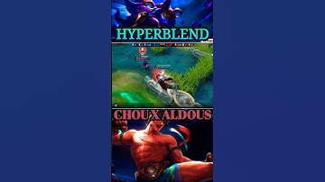 Chou x Aldous🔥Hyperblend Ulti Combo#mobilelegends #mlbbshorts #gameplayproplayer #hyperblend