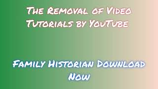 Quick Family Historian Installation Guide 2024