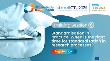 Standardisation in practice (6): When is the right time for standardisation in research processes?