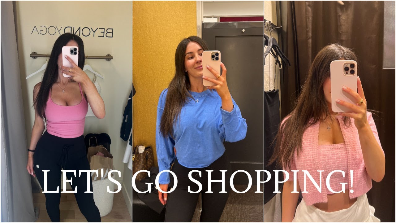 Lets go shopping! Vuori, Zara, and Beyond Yoga try on Gabrielle Lynn